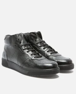 JUMPER R VGT  Sneakers Cuir Tannage Végétal Noir Homme