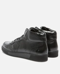 JUMPER R VGT Sneakers Cuir Tannage Végétal Noir Homme
