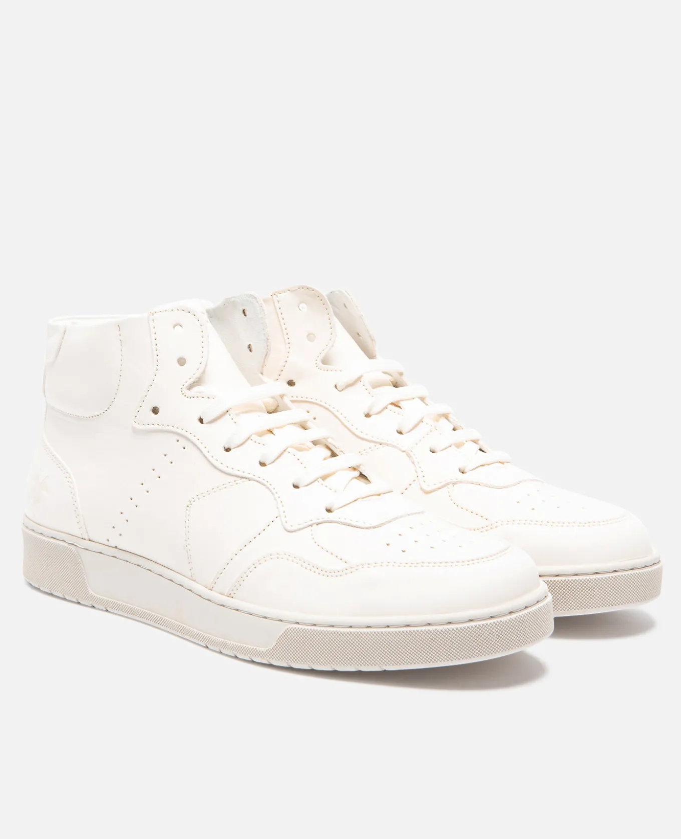 JUMPER R VGT Sneakers Cuir Tannage Végétal Blanc Femme