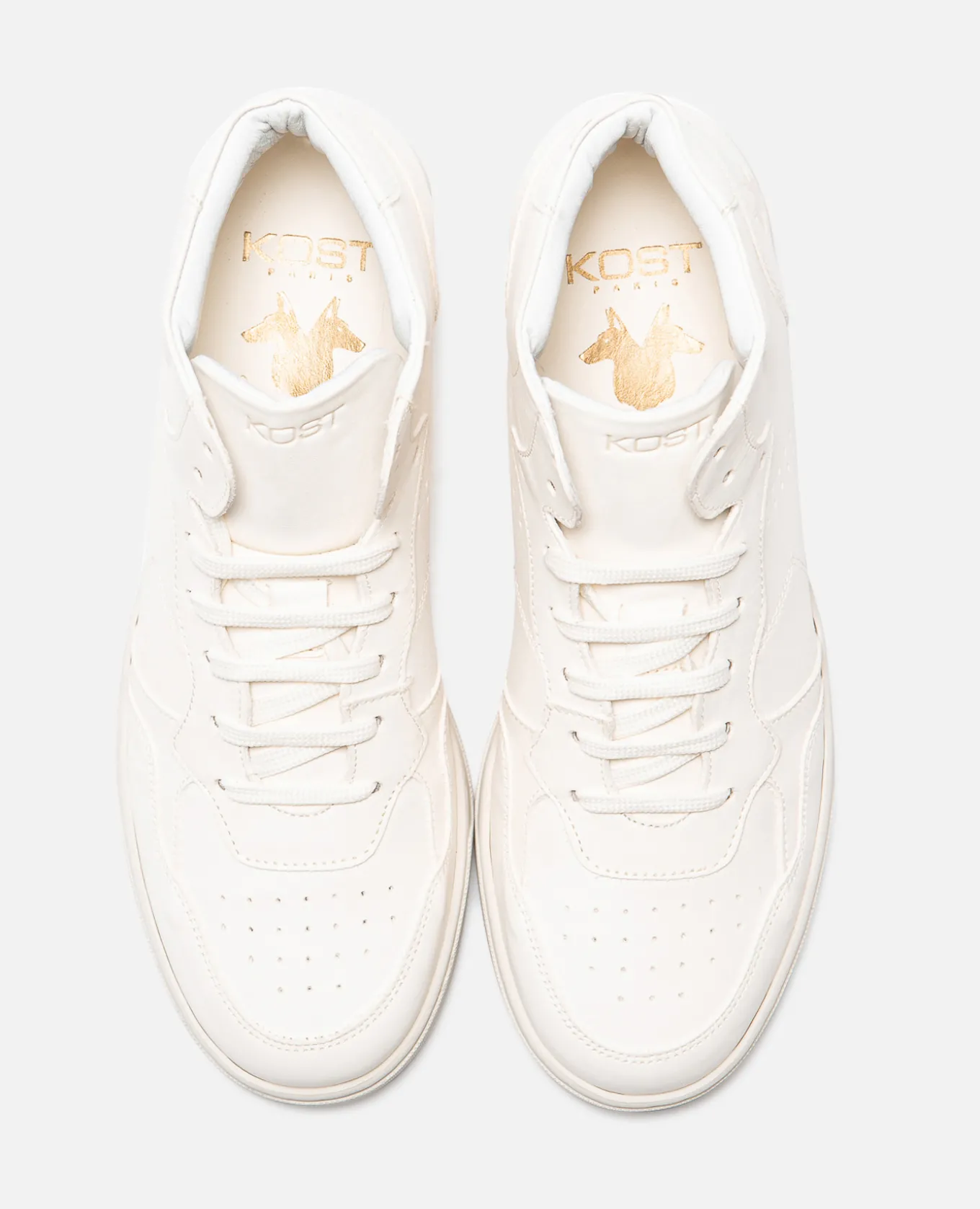 JUMPER R VGT Sneakers Cuir Tannage Végétal Blanc Homme