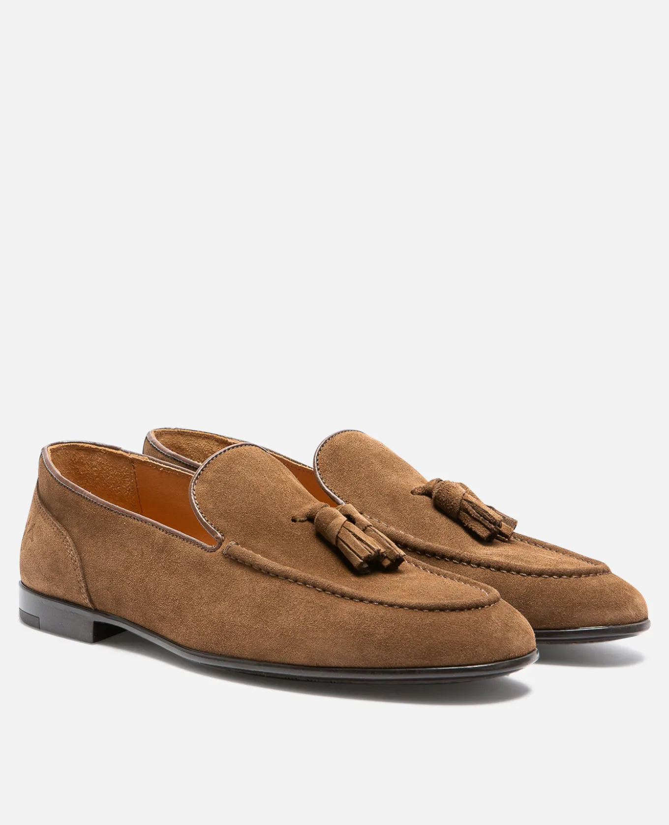 KOBE 5 Mocassin Croûte Velours Marron Homme
