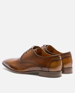 LARRY Derbies Cuir Marron Homme