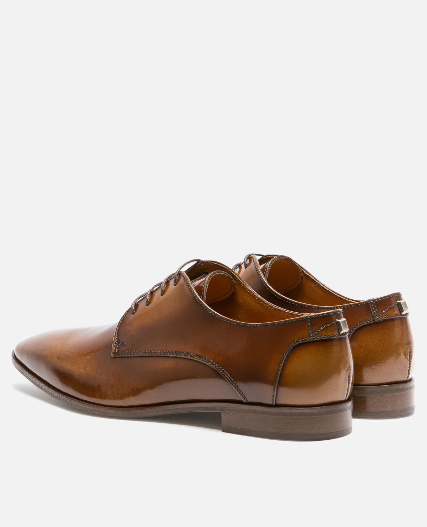LARRY Derbies Cuir Marron Homme