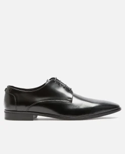 LARRY Derbies Cuir Noir Homme