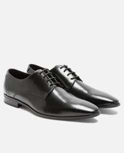 LARRY  Derbies Cuir Noir Homme