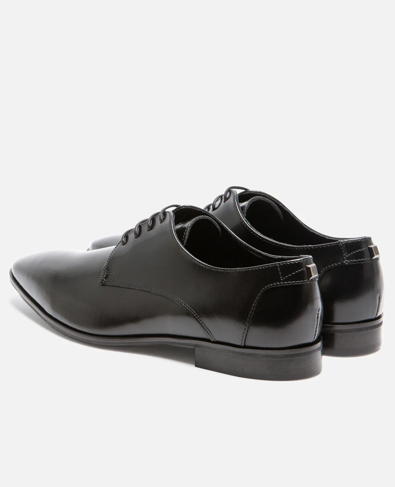 LARRY Derbies Cuir Noir Homme