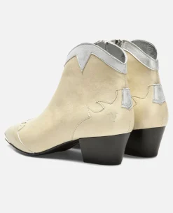 LUNA 61 Boots Cuir Doré Femme