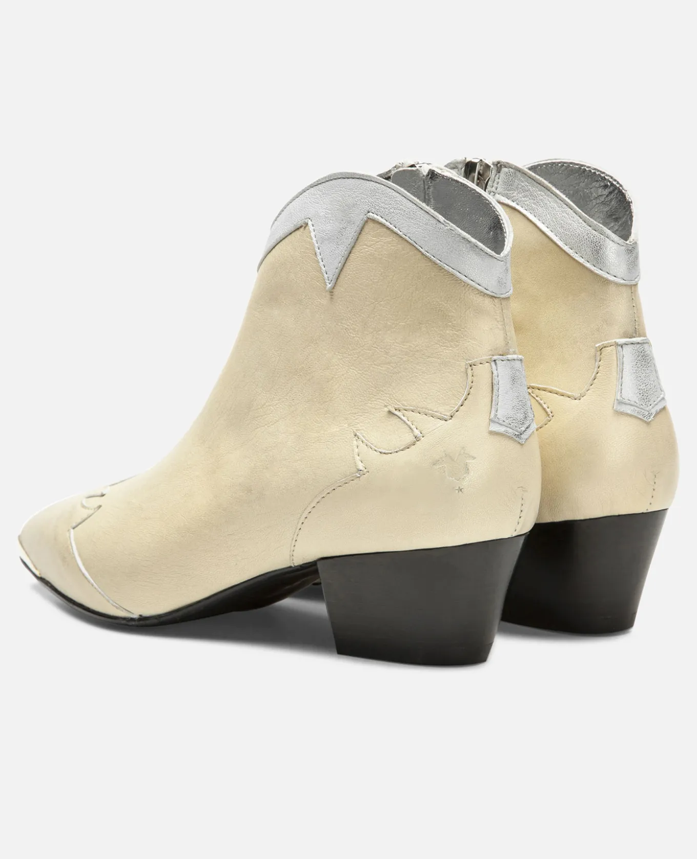 LUNA 61 Boots Cuir Doré Femme