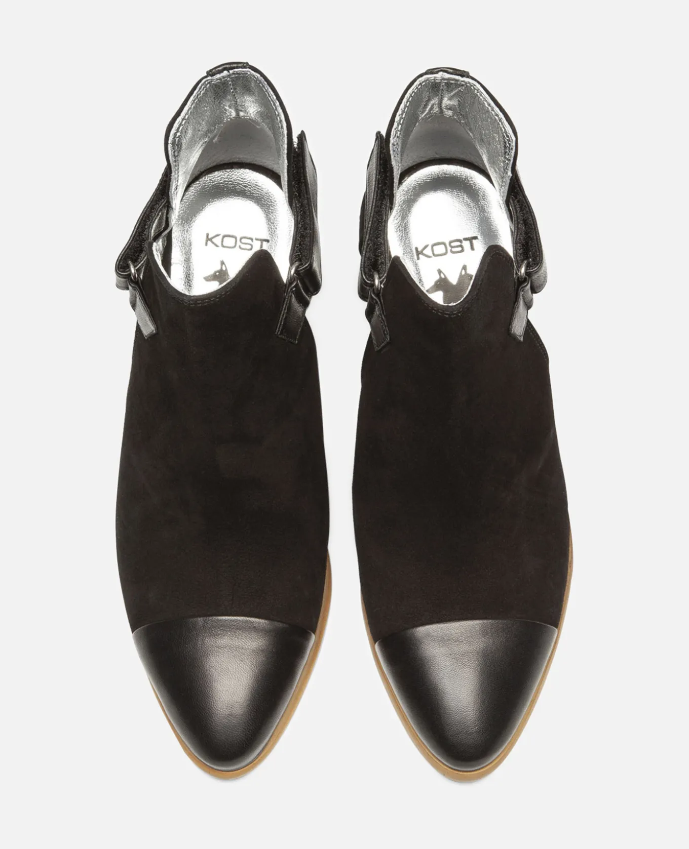 LURA 52 Boots Croûte velours Noir Femme