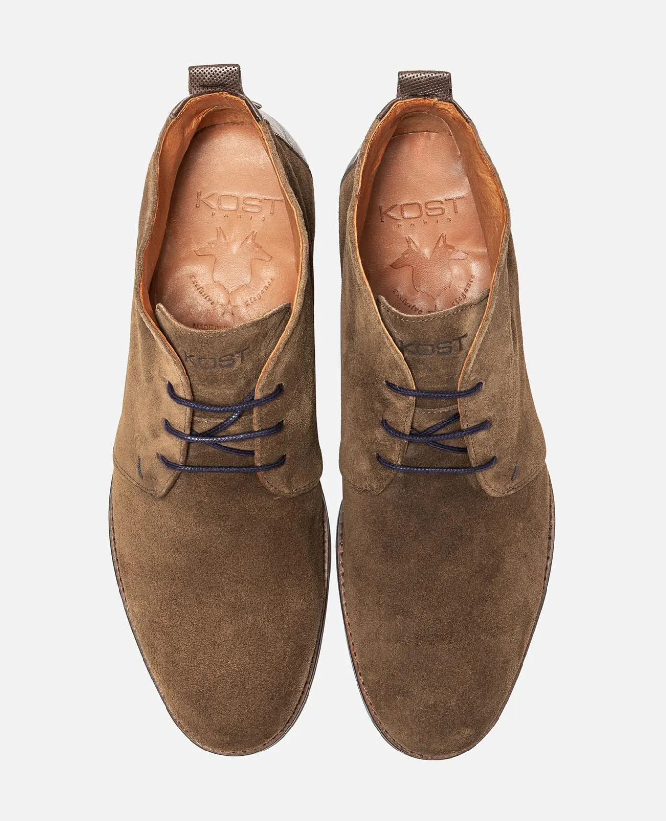 MADISON 5 Chukka boots Croûte velours Marron Homme