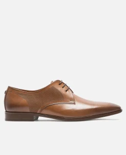 MARK Derbies Cuir Marron Homme