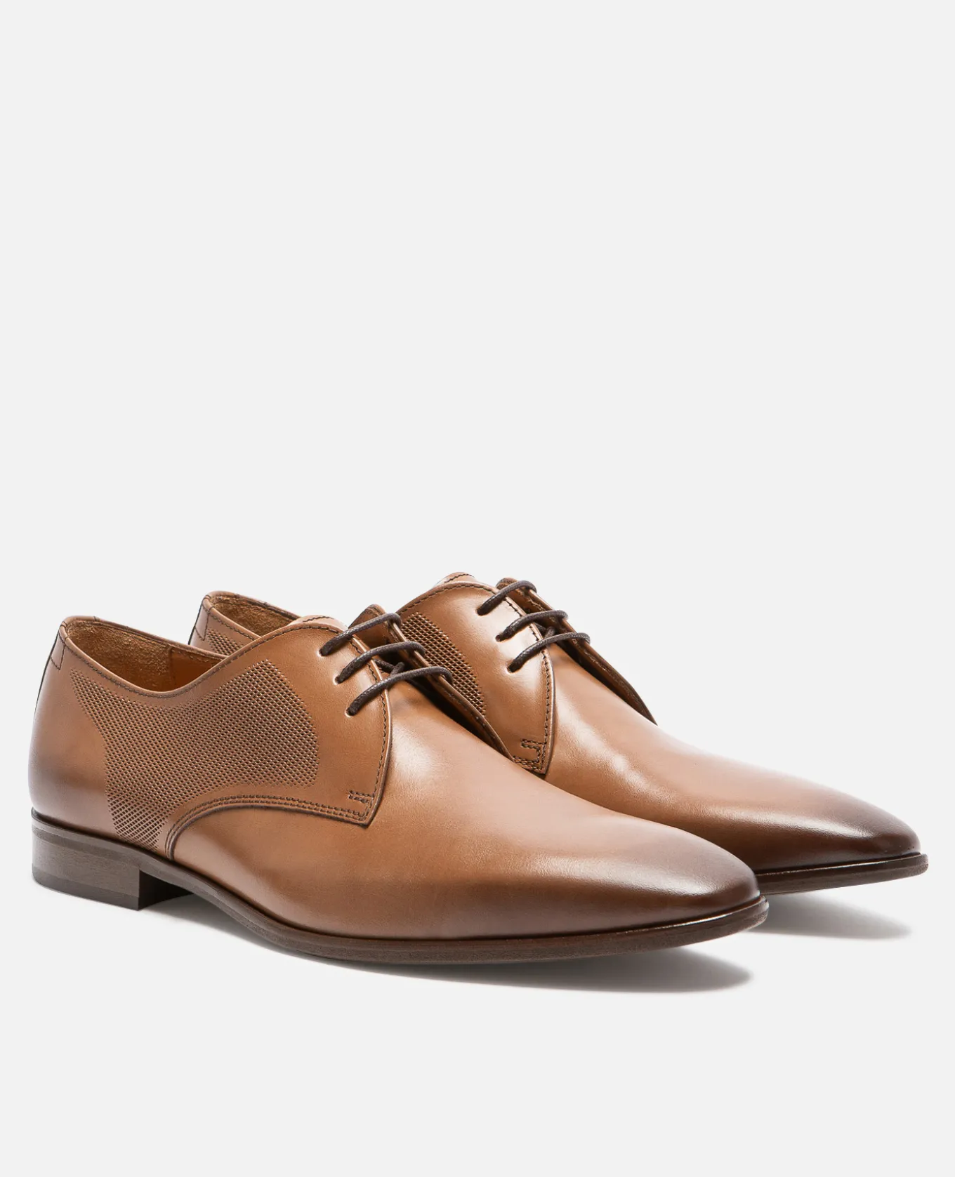 MARK Derbies Cuir Marron Homme