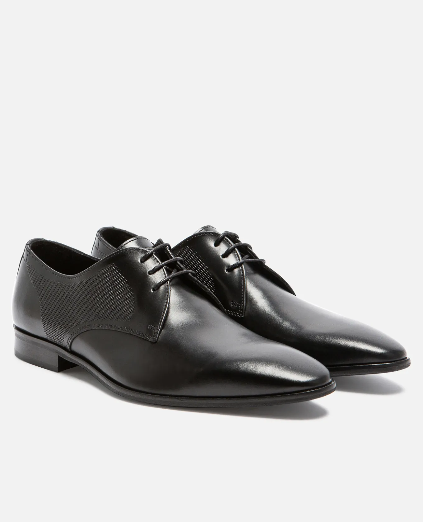 MARK Derbies Cuir Noir Homme