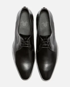 MARK Derbies Cuir Noir Homme