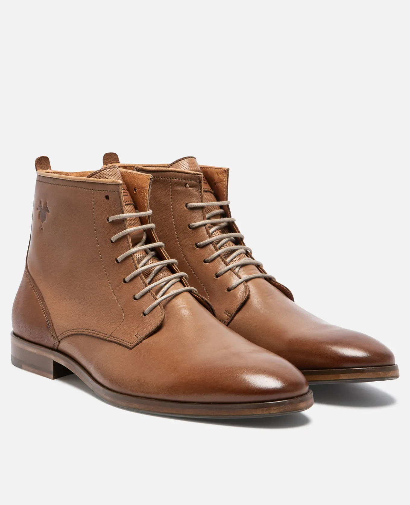 NICHE 39 Boots Cuir Marron Homme