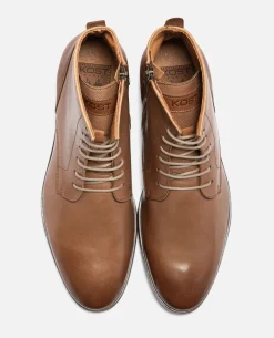 NICHE 39 Boots Cuir Marron Homme