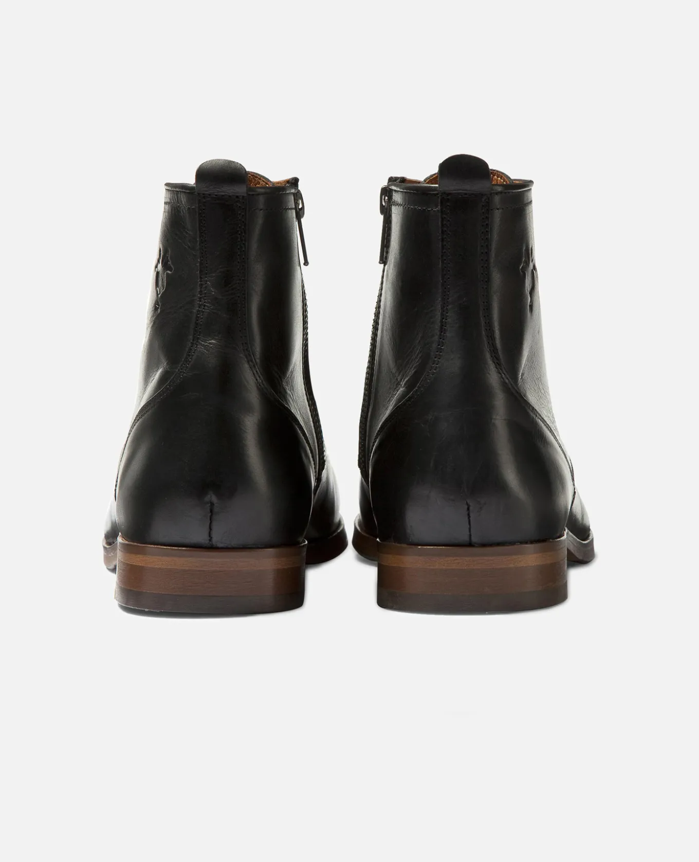 NICHE1 Boots Cuir Tannage Végétal Noir Homme