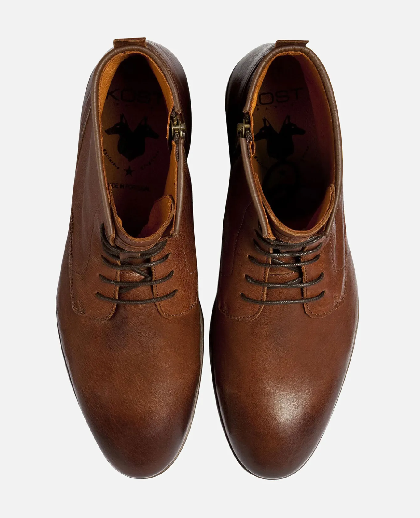 NICHE1 Boots Cuir Tannage Végétal Marron Homme