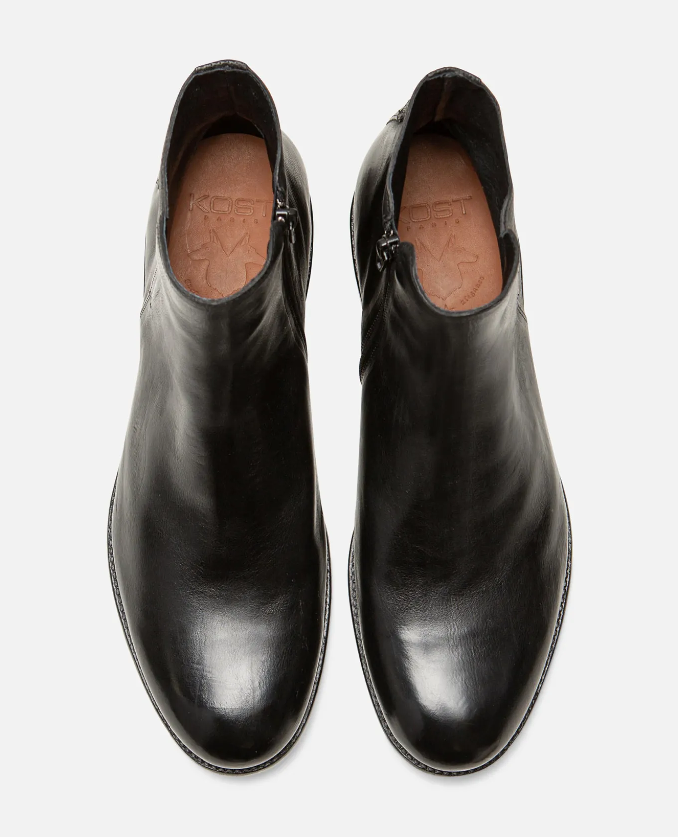 NORMAN 35 Boots Cuir Noir Homme