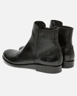 NORMAN 35 Boots Cuir Noir Homme