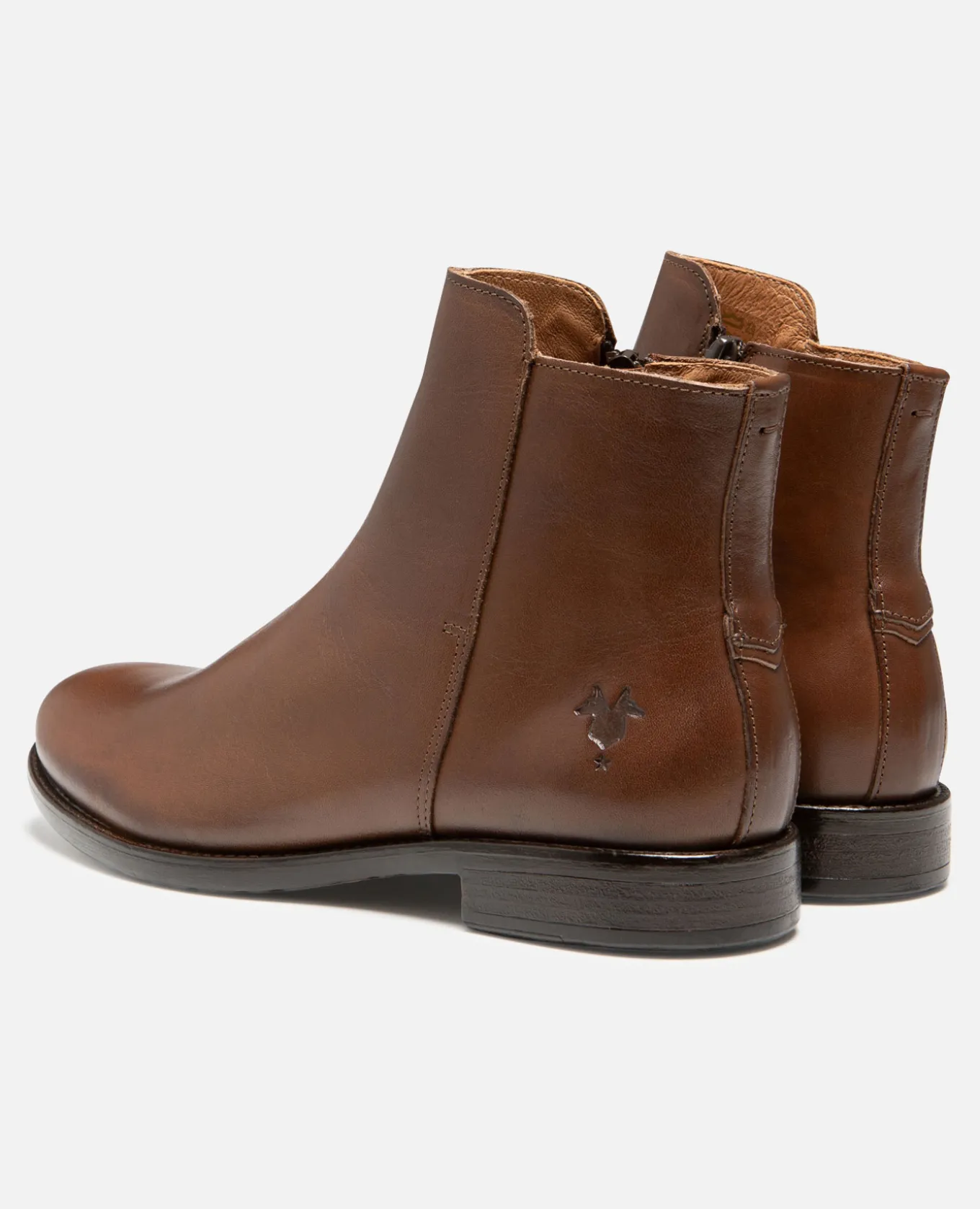 NORMAN VGT Boots Cuir Tannage Végétal Marron Homme