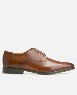 OUTSIDER Derbies Cuir Cognac Homme