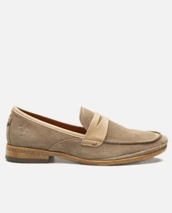 OXYGEN 5  Mocassins Croûte velours Marron Homme