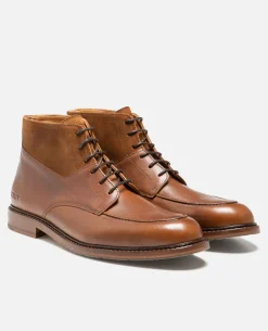 PULSE VGT Boots cuir tannage végétal Cognac