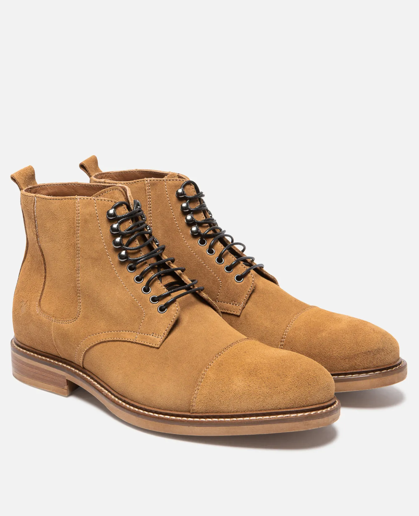 REFUSE 5 Boots Croûte velours Marron Homme