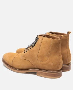 REFUSE 5 Boots Croûte velours Marron Homme