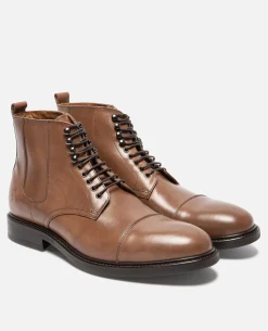 REFUSE 2  Boots Cuir Marron Homme