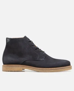 RISE Boots cuir suède marine