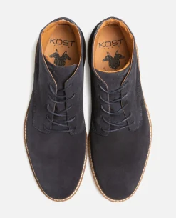 RISE Boots cuir suède marine