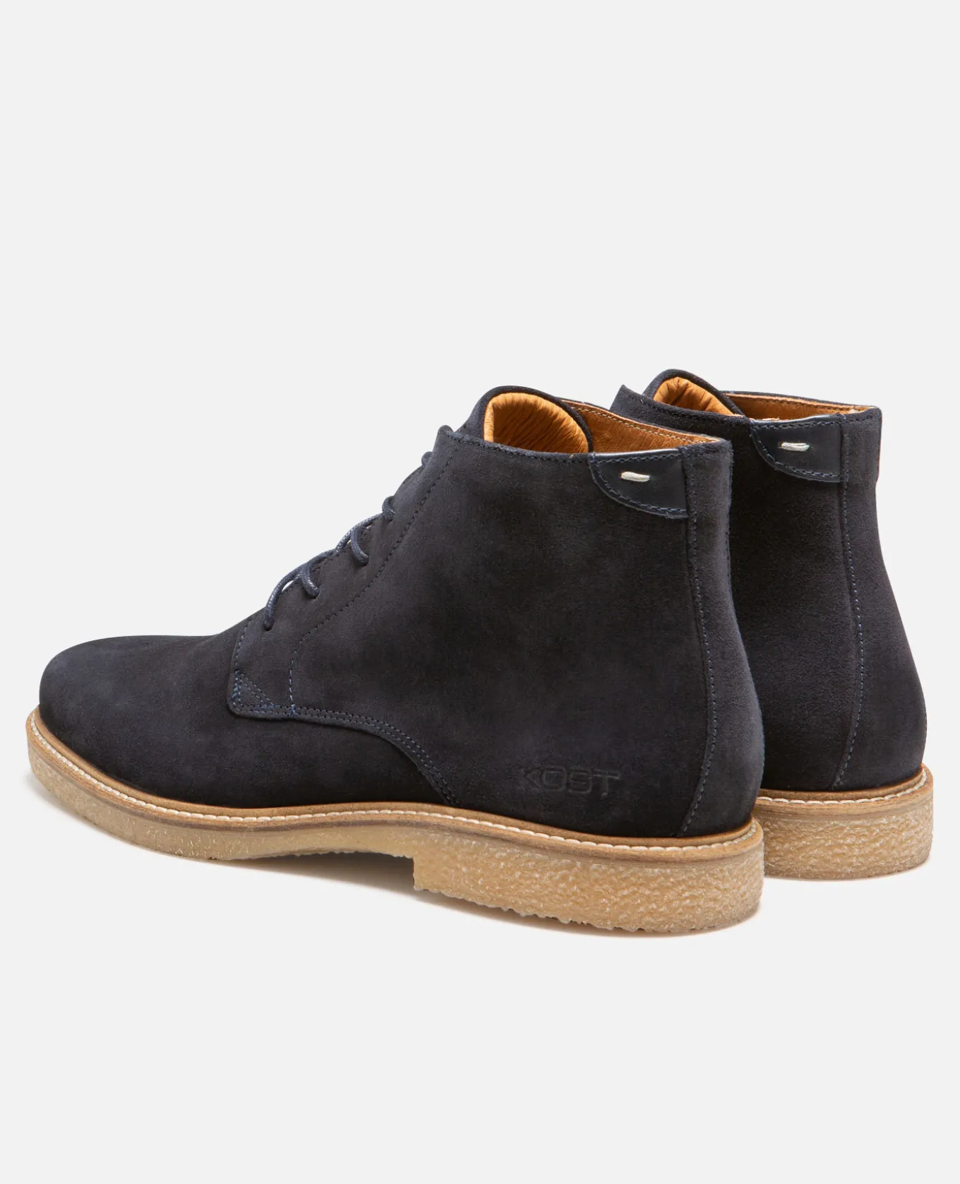 RISE Boots cuir suède marine