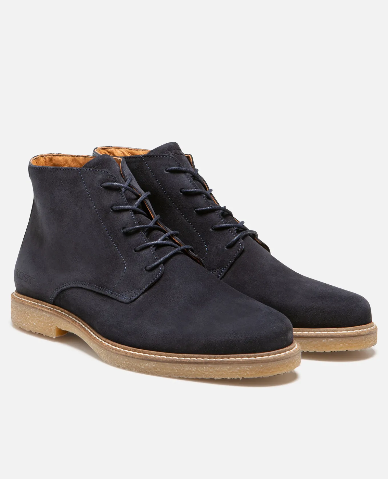 RISE Boots cuir suède marine