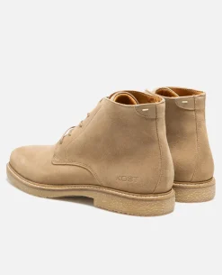 RISE Boots cuir suède taupe