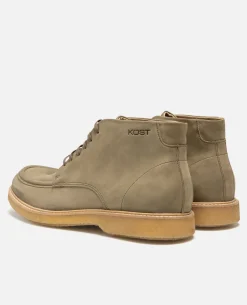 RYDER Boots Nubuck Vert Homme