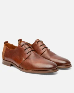 SANFORD 51  Derbies Cuir Marron Homme