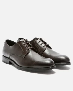 SPENCER  Derbies Cuir Marron Homme
