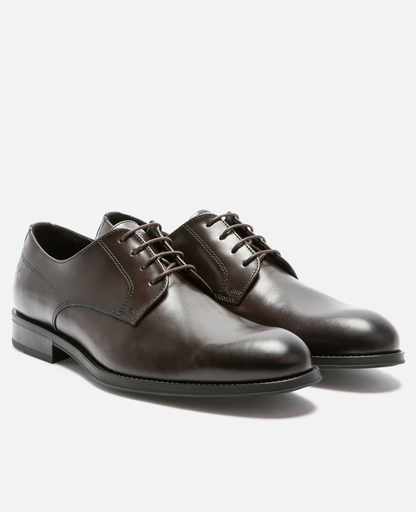 SPENCER Derbies Cuir Marron Homme