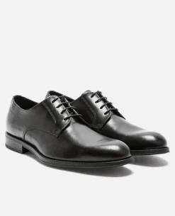 SPENCER  Derbies Cuir Noir Homme