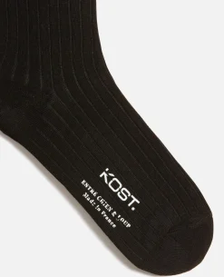 STRIKE  Chaussettes Coton Made in France Noir Homme