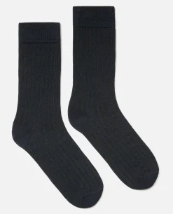 STRIKE Chaussettes Made in France Coton Bleu Homme