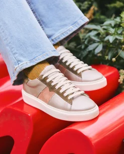 SWANKY F FB  Sneakers cuir multicolors