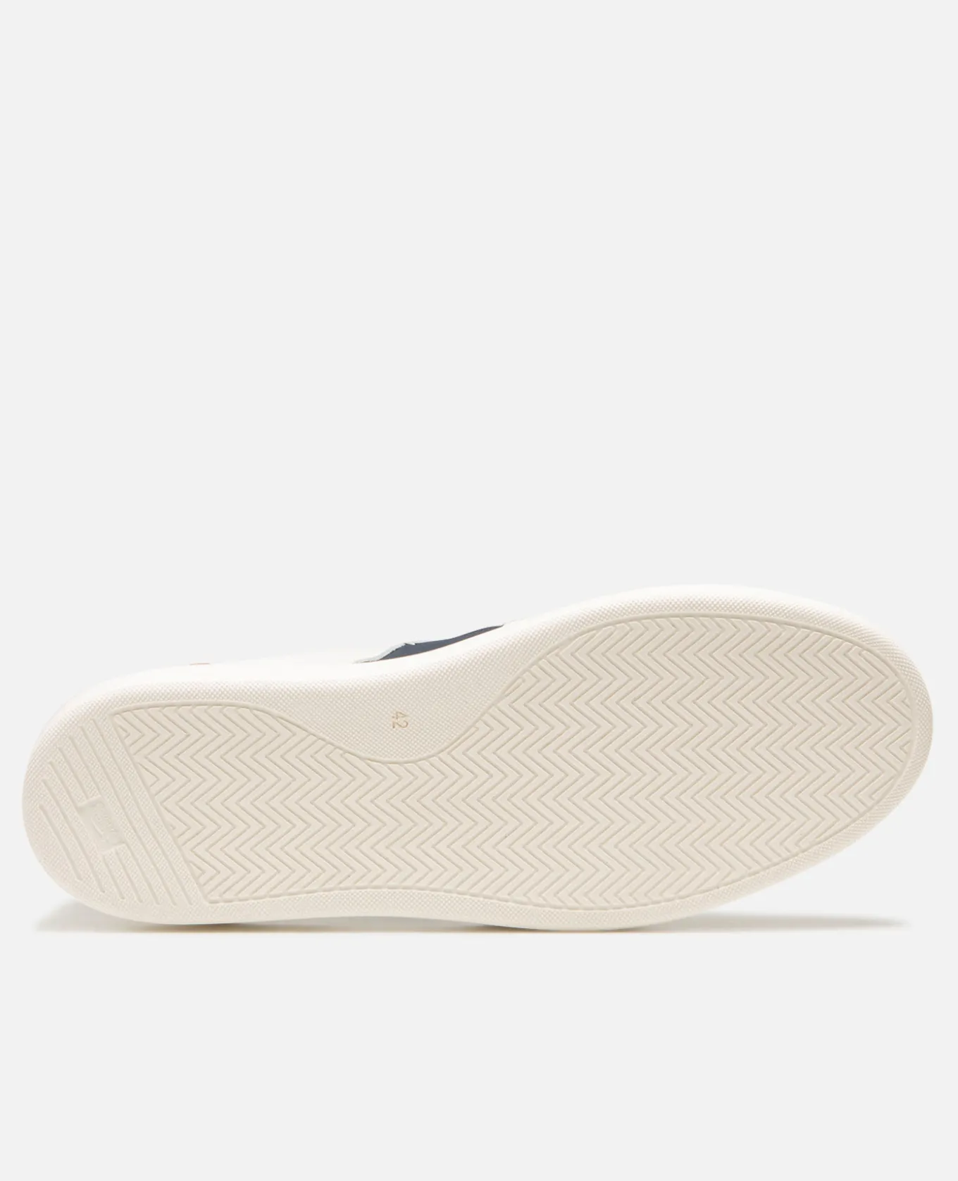 SWANKY Sneakers cuir Ecru Marine