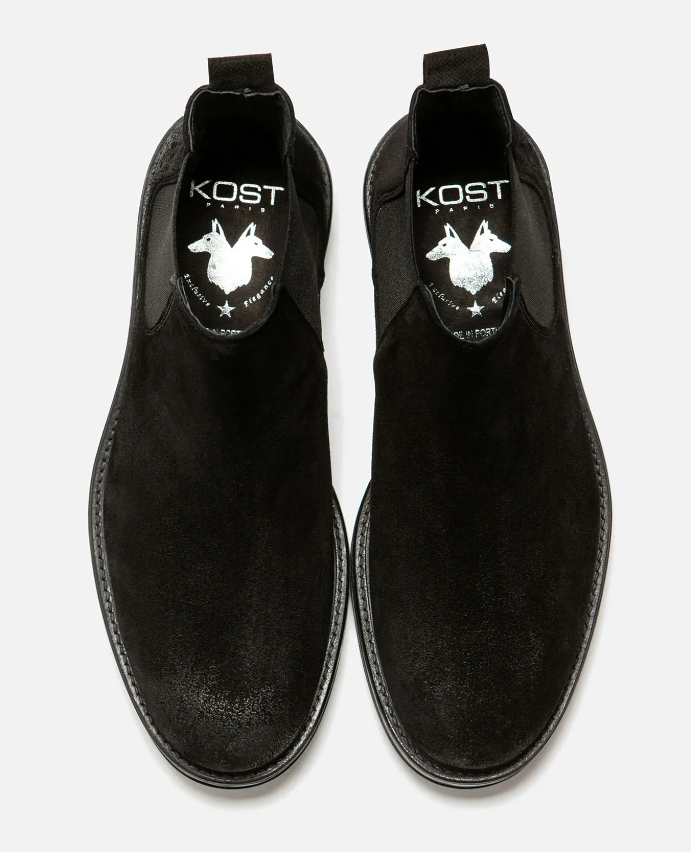 TARA 5 Chelsea boots Croûte velours Femme