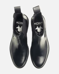 UNHOLY Chelsea boots semelle crantée cuir noir