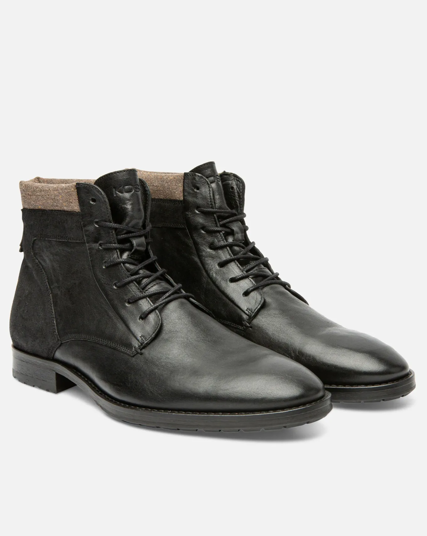 VENTURA 46 Boots Noires Tannage Végétal Homme