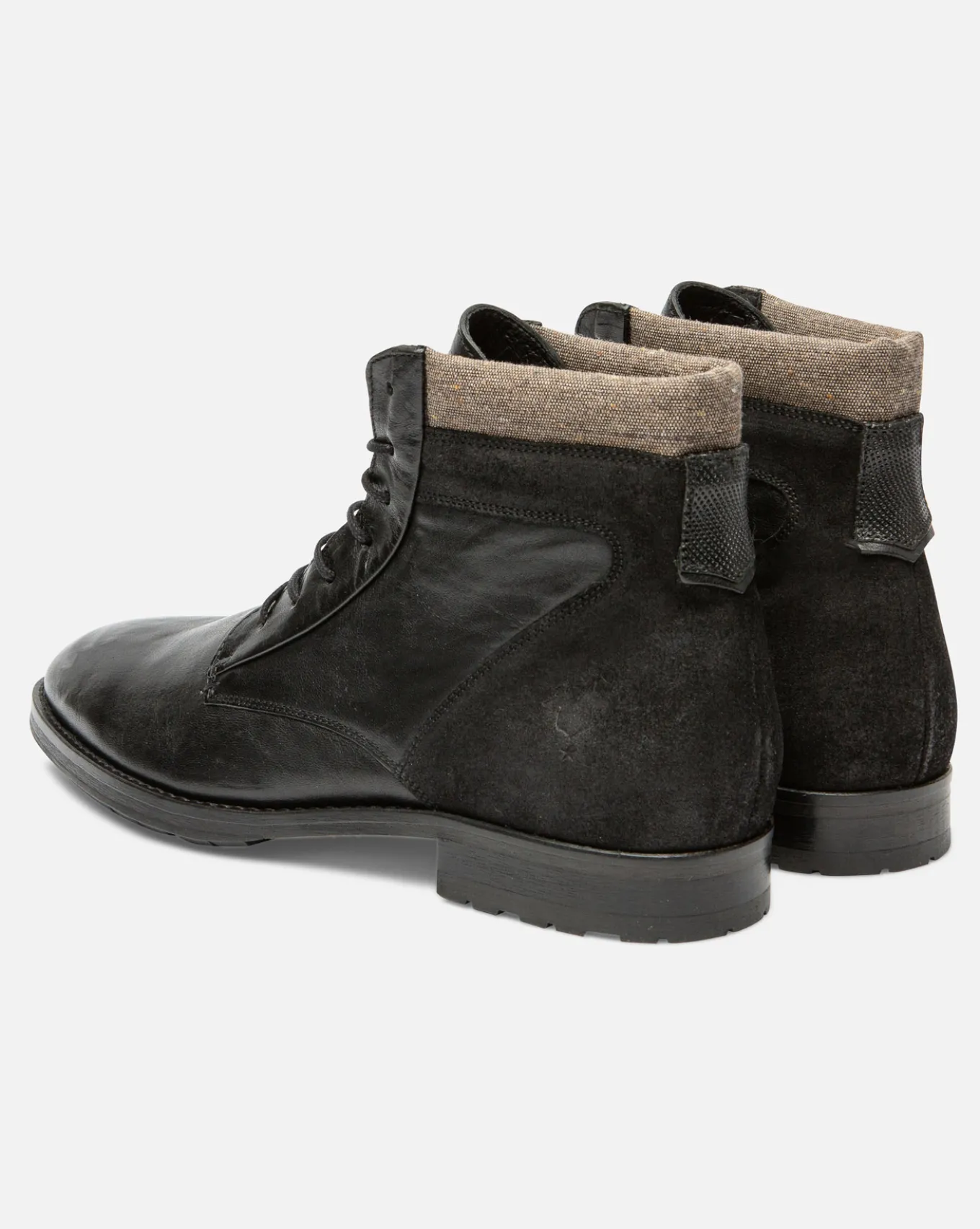 VENTURA 46 Boots Noires Tannage Végétal Homme