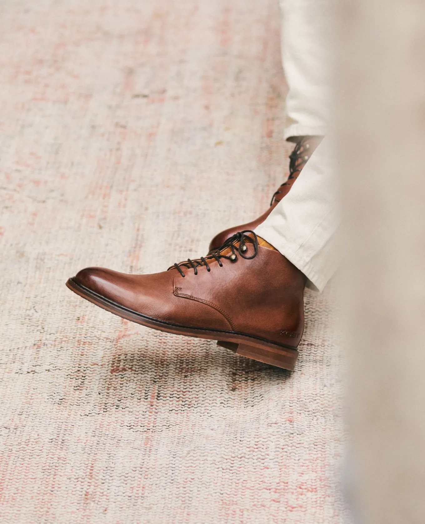 VOGUE VGT Boots cuir tannage végétal Marron